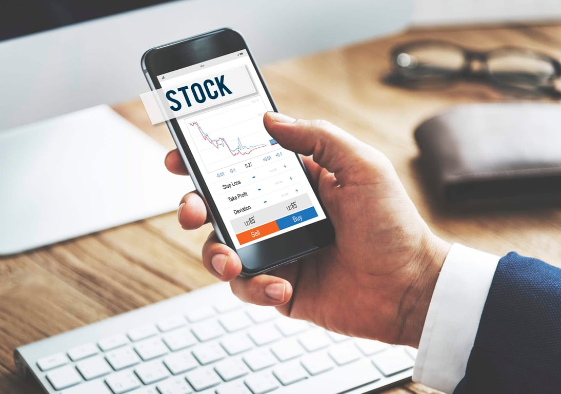 Crypto trader at a multi-screen workstation monitoring tokenized stock platforms like Binance, FTX, and Bittrex in a 24/7 digital trading environment, representing strategies, risks, and platforms for round-the-clock investing.
