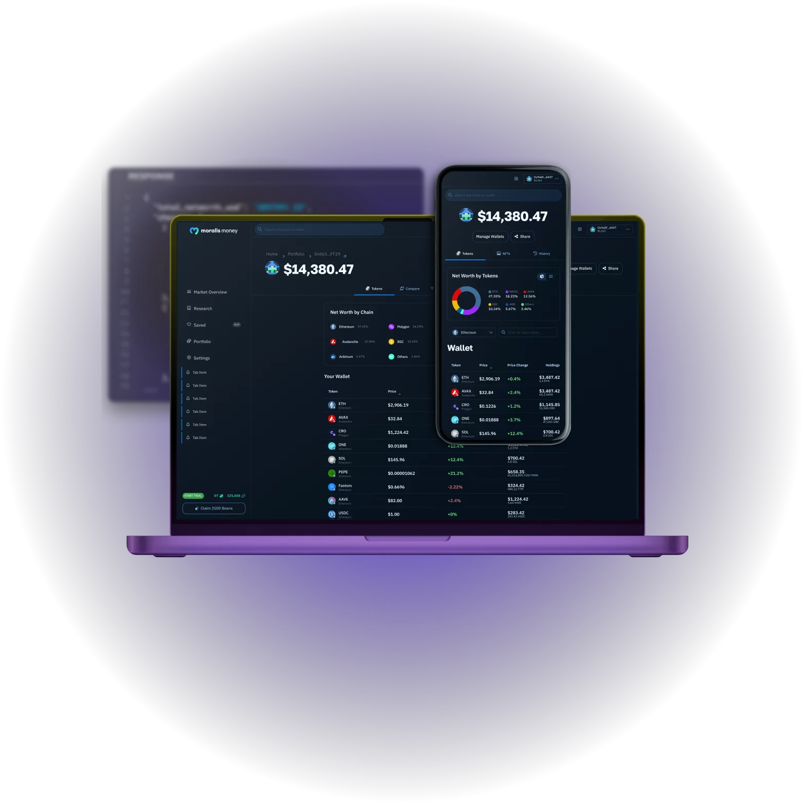 User-friendly crypto wallet interface displaying consolidated balances across multiple blockchains for seamless cross-chain management