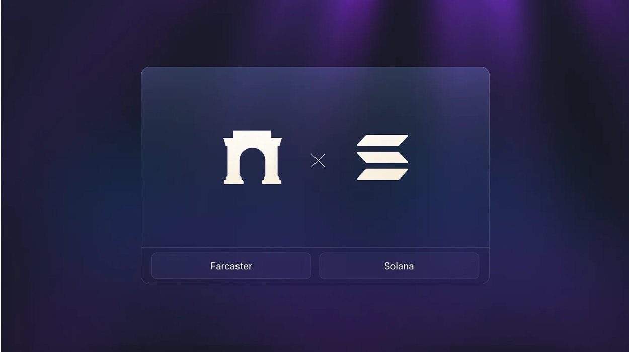 User linking crypto wallet to Warpcast and Farcaster app on mobile with Base blockchain logos in background, illustrating strategies for maximizing SocialFi airdrop eligibility.