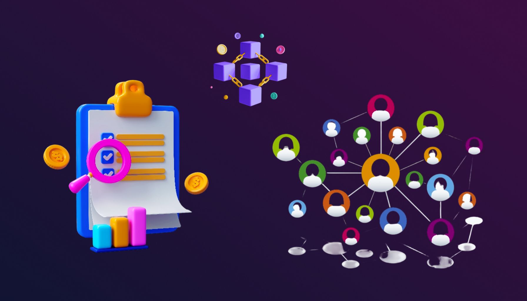 Vibrant DAO dashboard displaying contributor NFT badges and governance roles in 2025