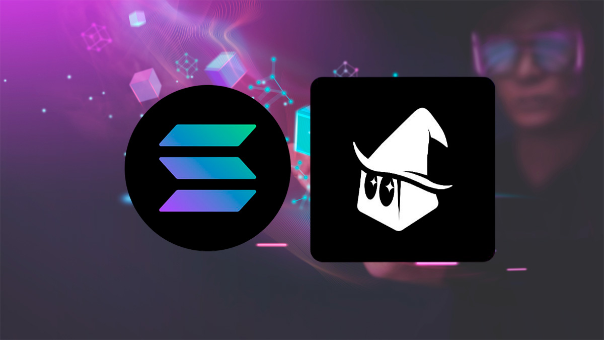 Vibrant illustration of MagicBlock ephemeral rollups powering a futuristic blockchain game on Solana, showcasing high-speed scalability and seamless gaming experience