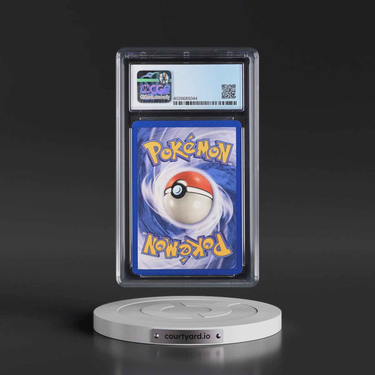 Graded Pokémon cards displayed next to their NFT versions on a digital screen, showcasing the fusion of physical collectibles and blockchain technology in 2025.