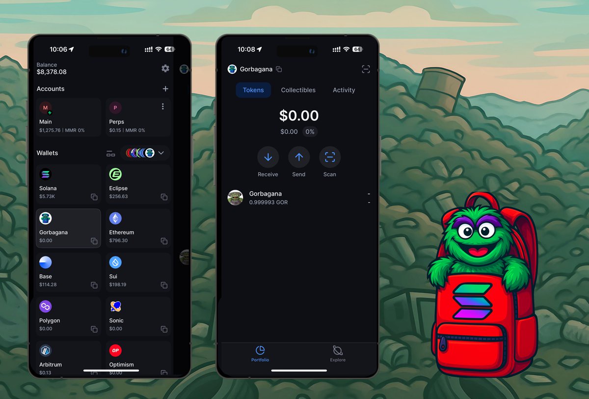 Backpack Wallet DeFi dashboard on Solana showing live DeFi positions and rewards interface