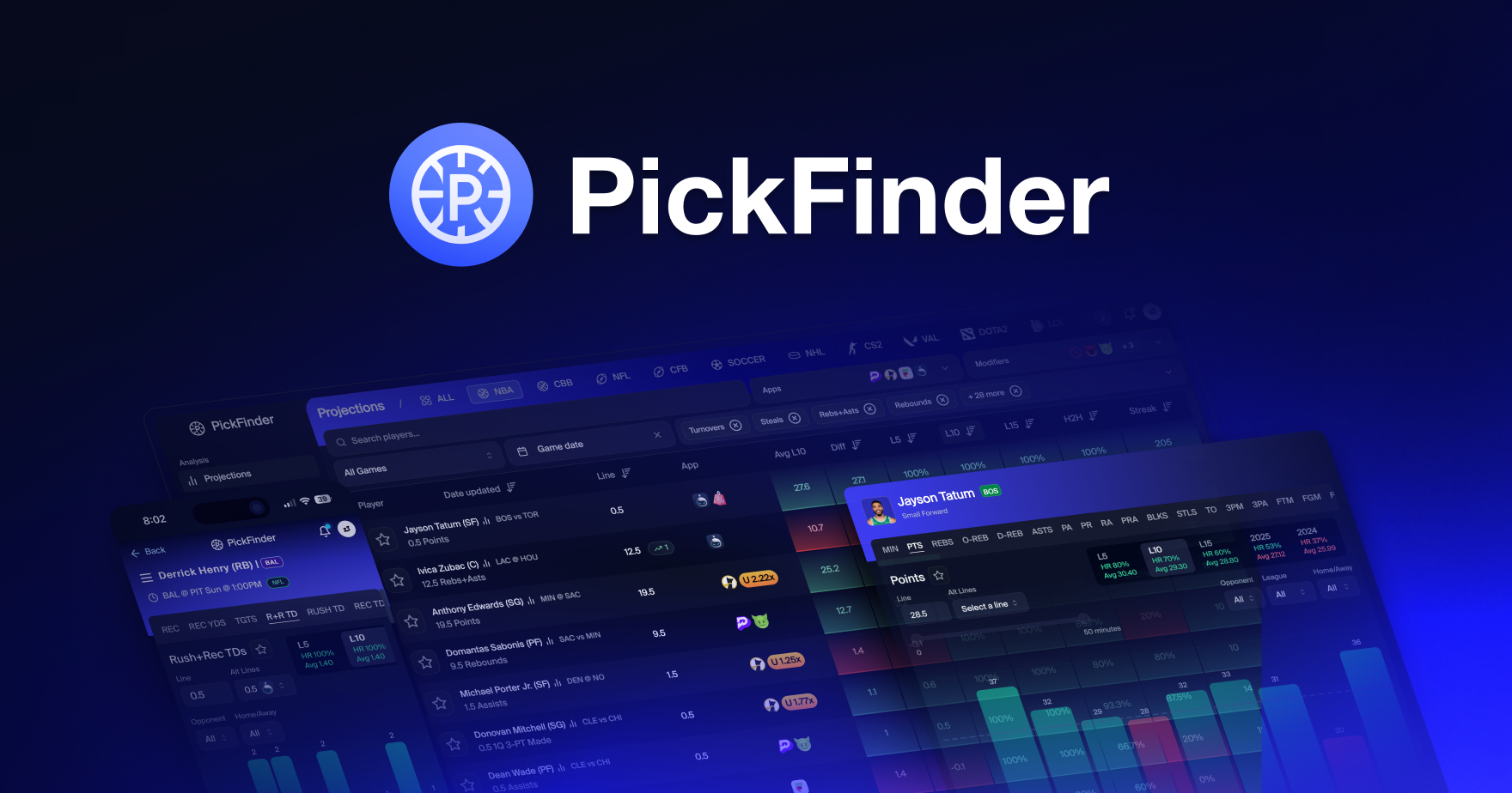 PrizePicks esports interface displaying CS2 and League of Legends player projections for daily fantasy picks