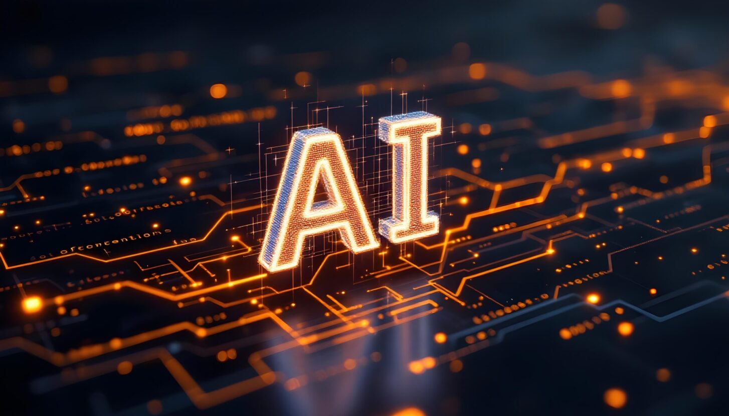 Vibrant visualization of a decentralized GPU network connecting devices and data centers worldwide for AI computing in 2025