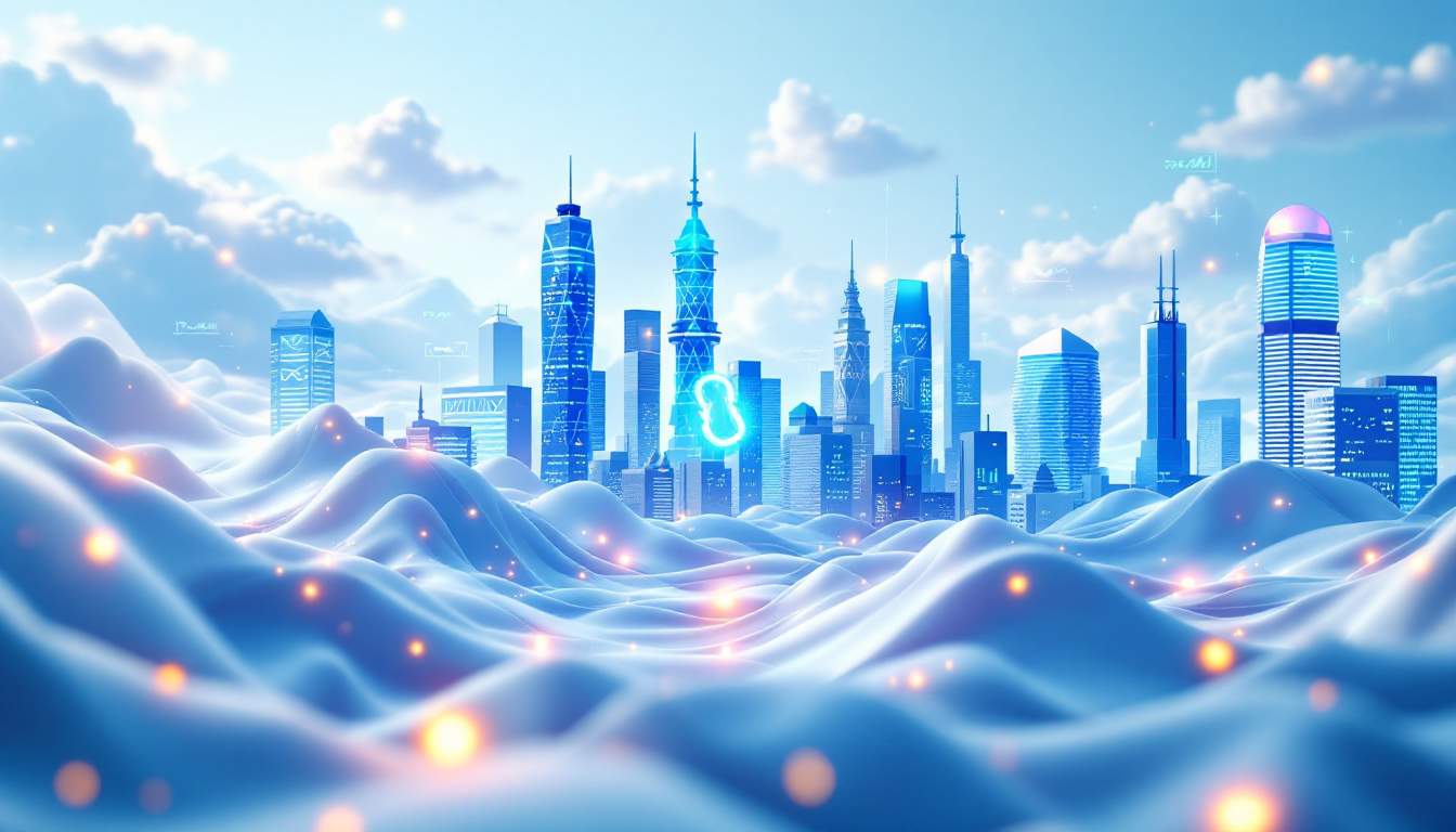 Conceptual image illustrating retail vs institutional Chainlink (LINK) investment flows after DTCC ETF listing, featuring symbolic representations of individual and institutional investors.