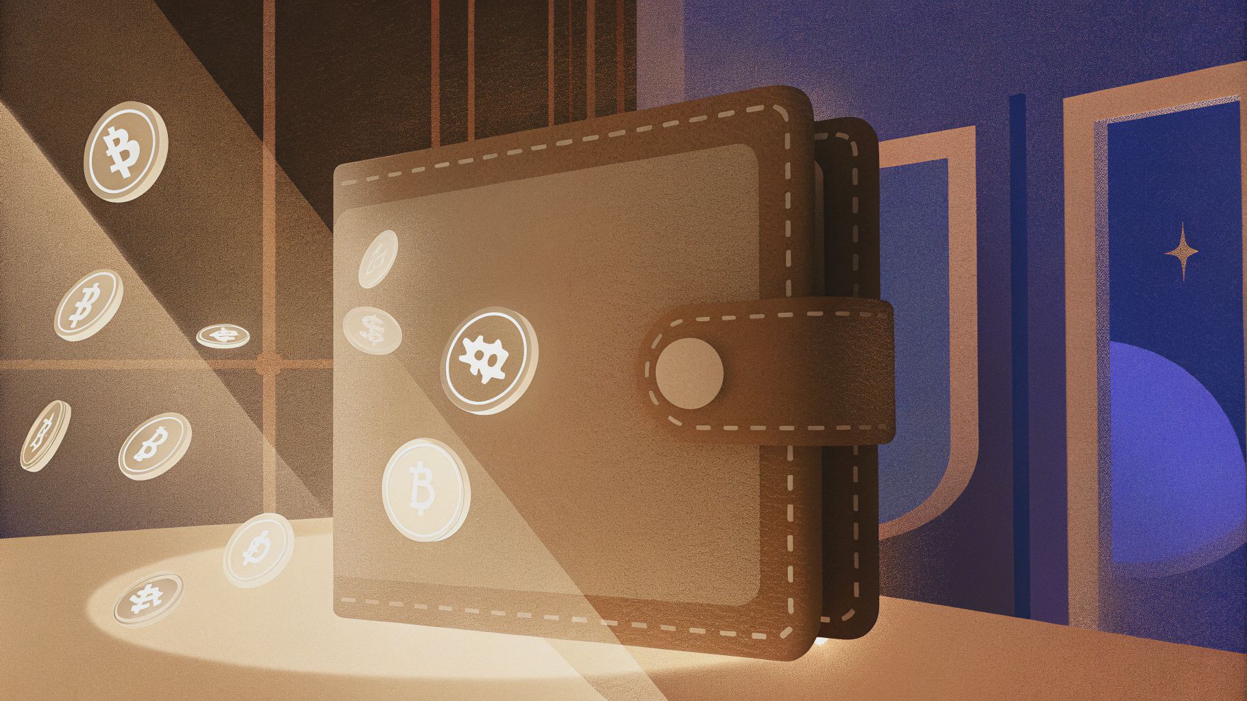 Visual representation of cryptocurrency theft and hacking in August 2025, featuring digital wallets, hardware wallets, two-factor authentication, and cybersecurity measures to protect crypto assets after the $163M breach.