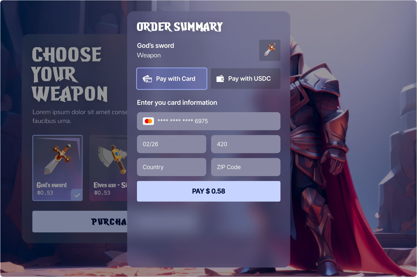 Diagram showing how Base Pay connects a crypto wallet to Amazon purchases via Crossmint and gift cards