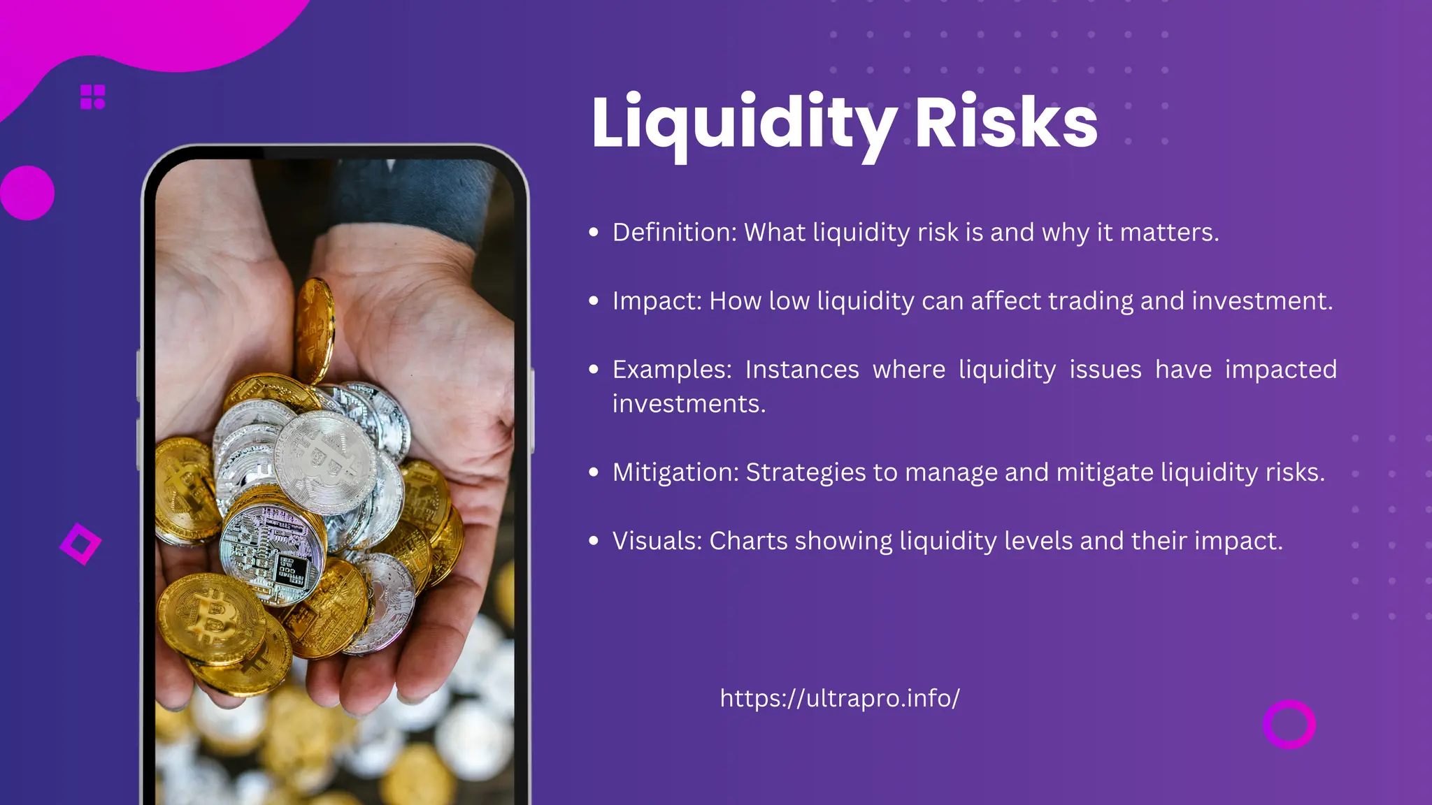 Illustration of risk management strategies in crypto stock trading, featuring secure account setup, stop-loss orders, and portfolio diversification for beginners