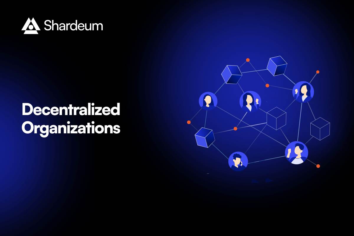 Illustration of encrypted DAO voting with masked ballots and secure blockchain nodes, representing confidential governance and voter privacy.