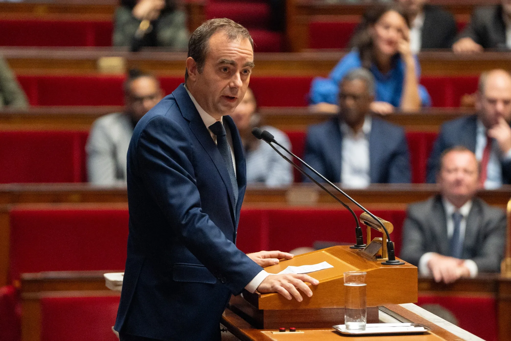 French National Assembly debating cryptocurrency taxation law in 2025