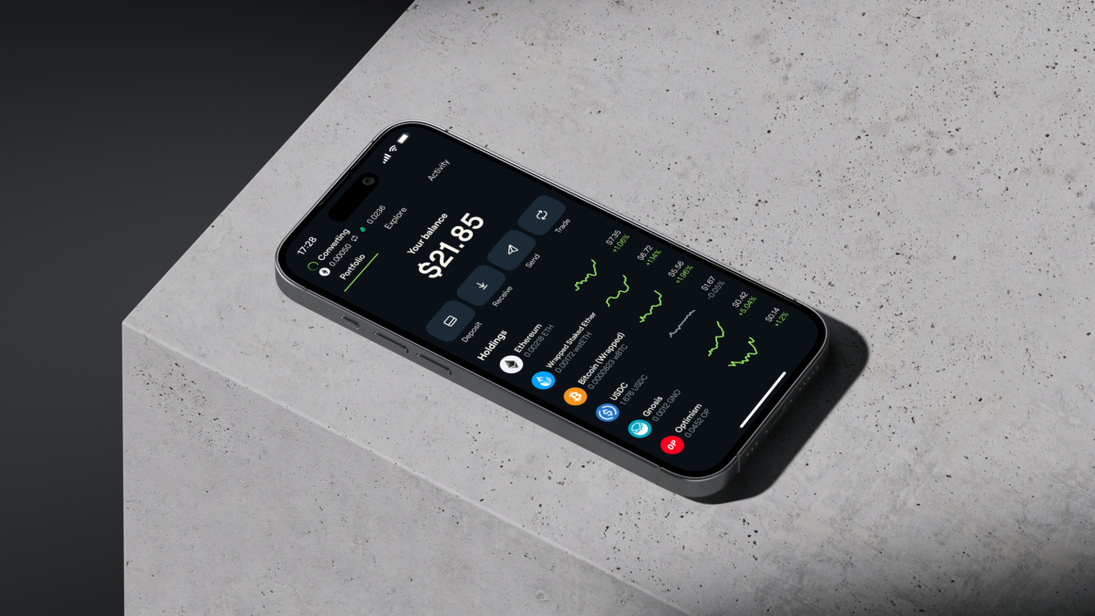 Blockchain wallet with dynamic credit score meter overlay representing on-chain credit scoring in DeFi lending