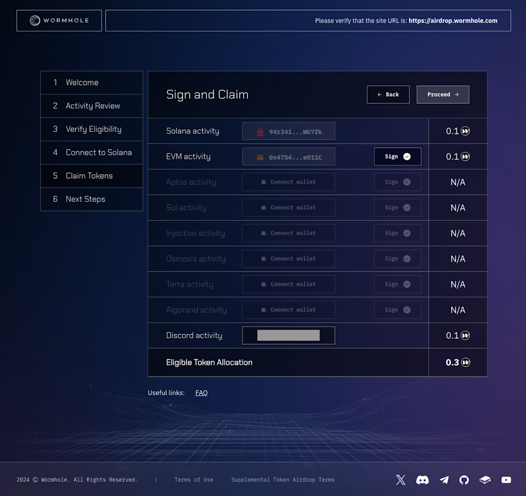 Step-by-step guide showing a user connecting MetaMask wallet to check Base Token airdrop eligibility on a crypto dashboard interface