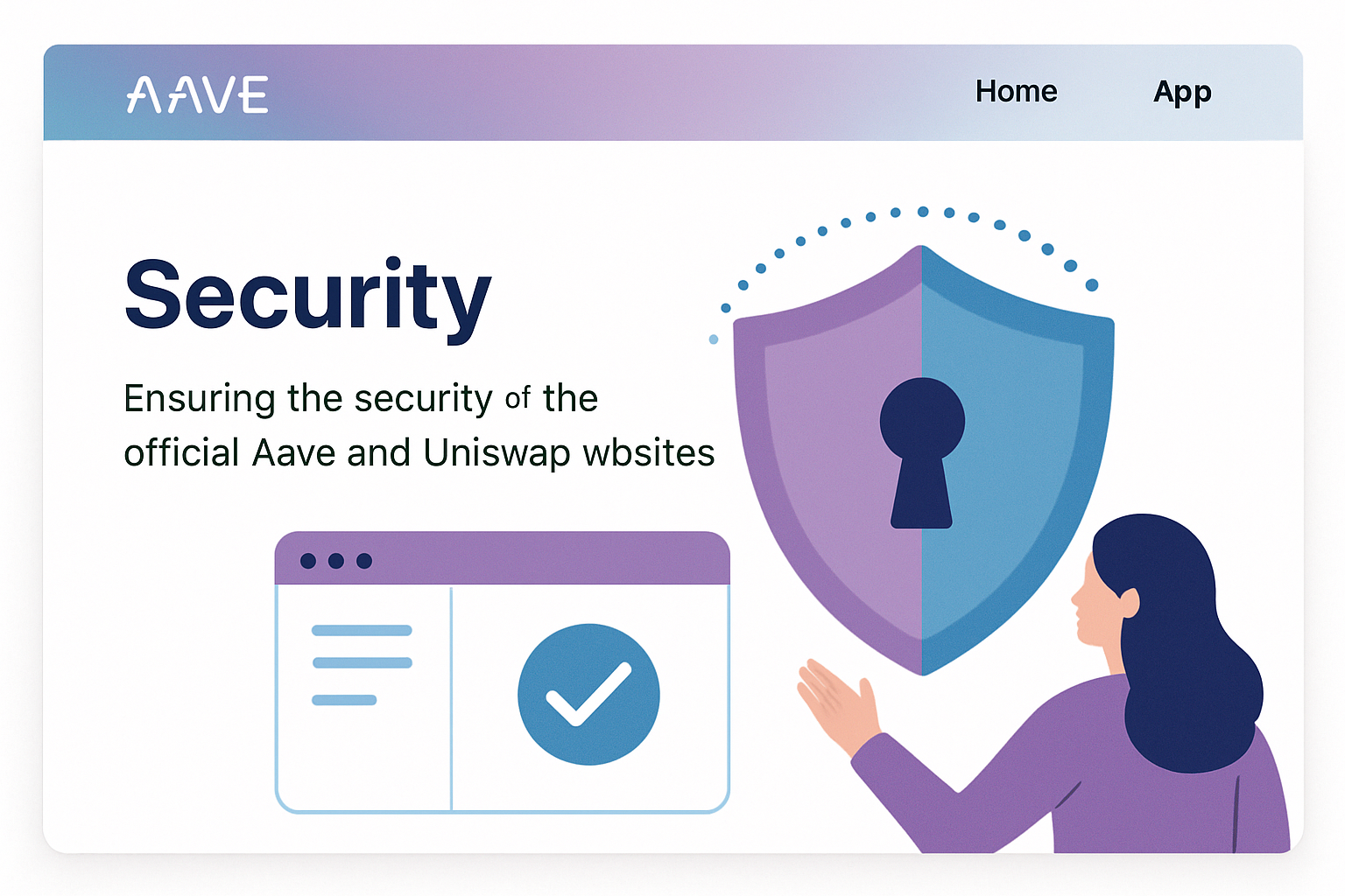 Aave Uniswap official website security
