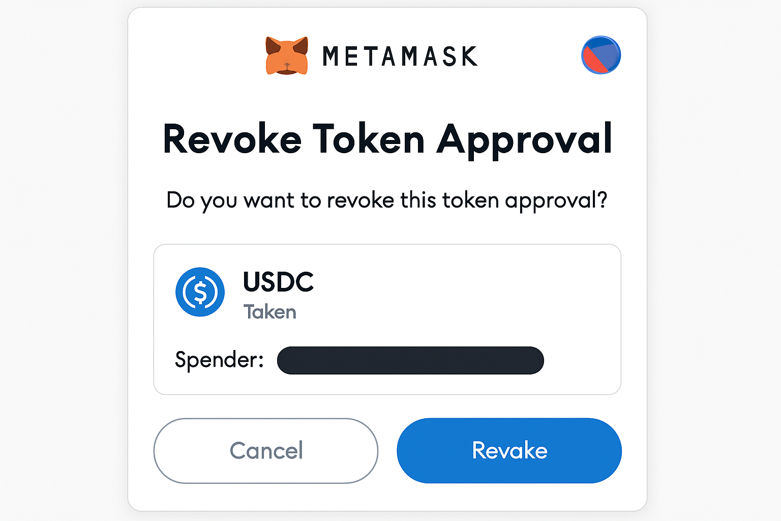 revoke token approvals MetaMask