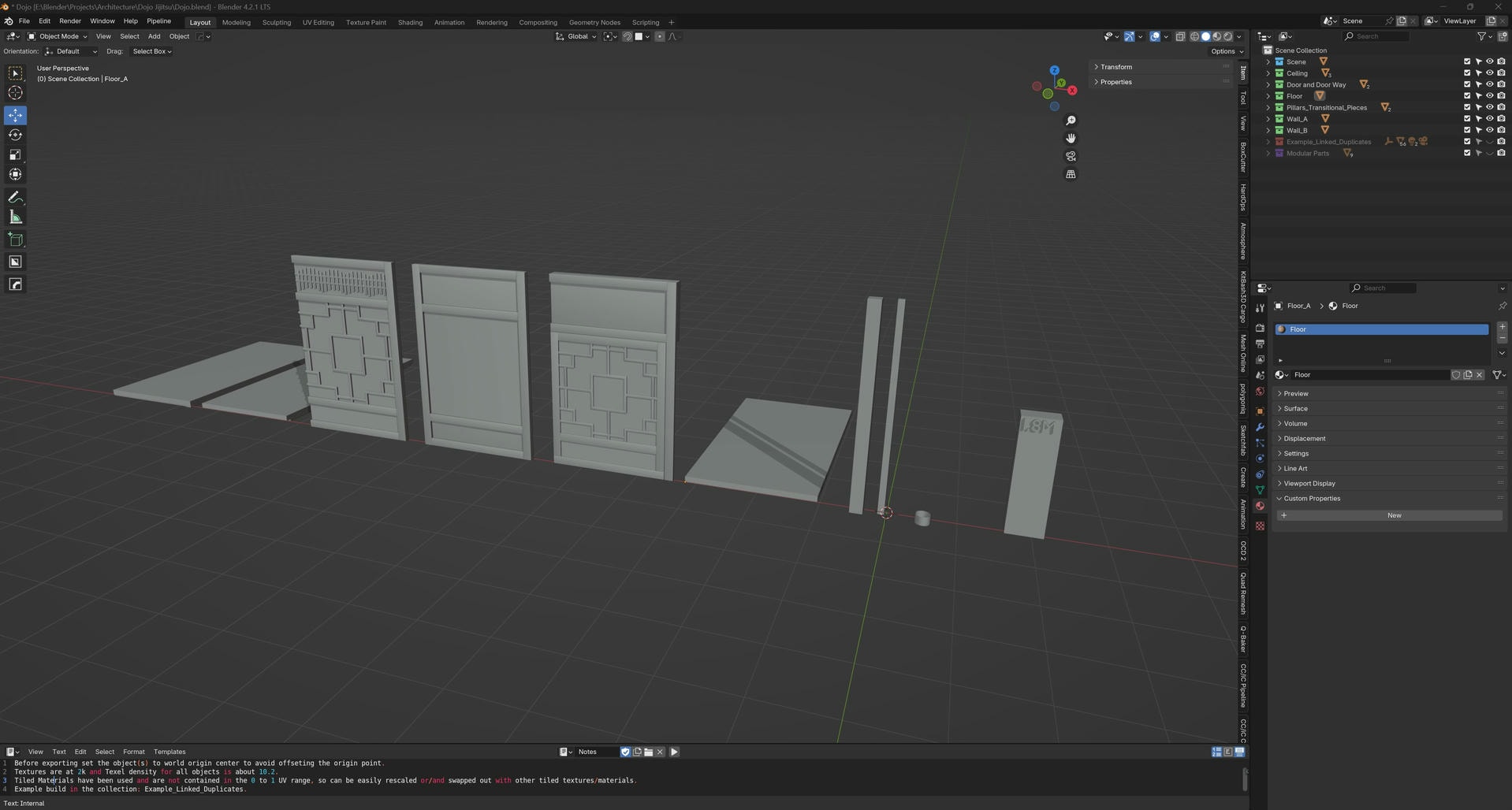 Dojo Engine world setup diagram