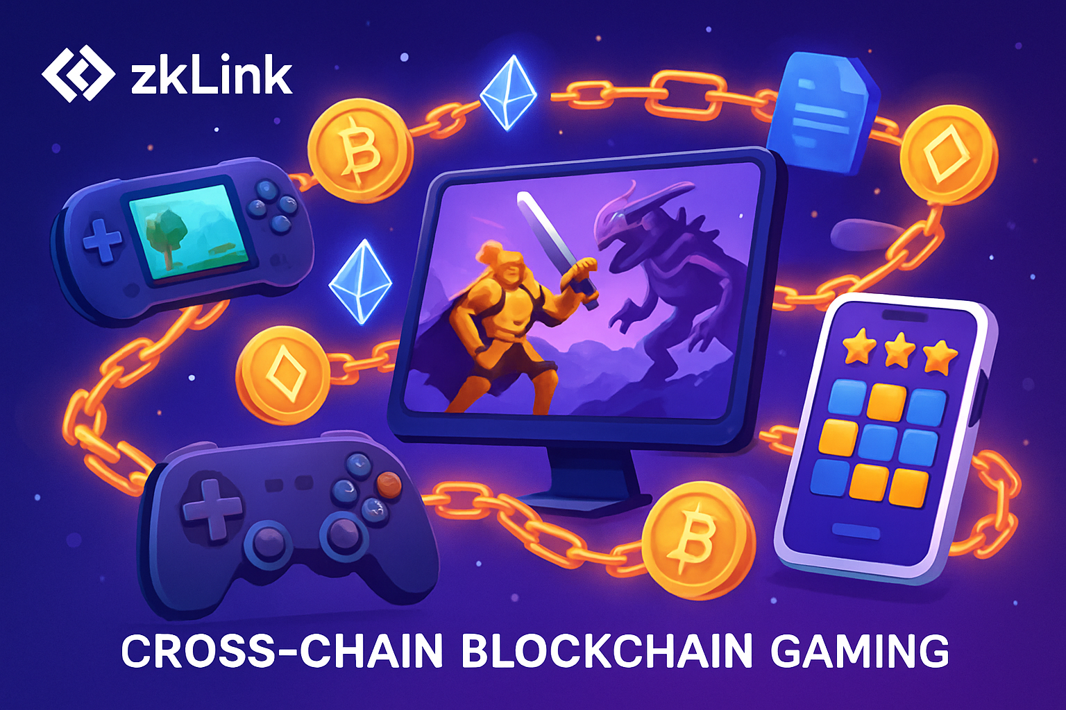 zkLink cross-chain blockchain gaming
