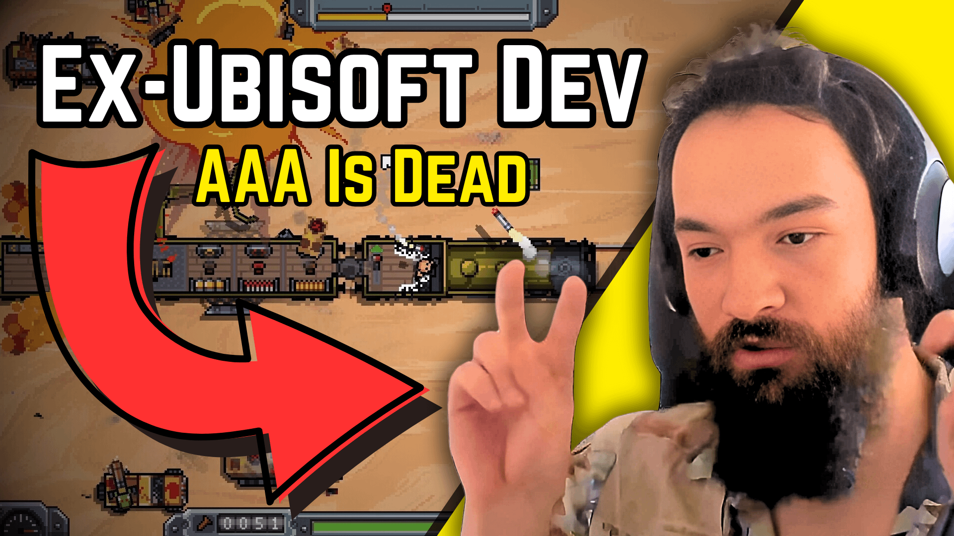 indie game developer sharing devlog gif social media