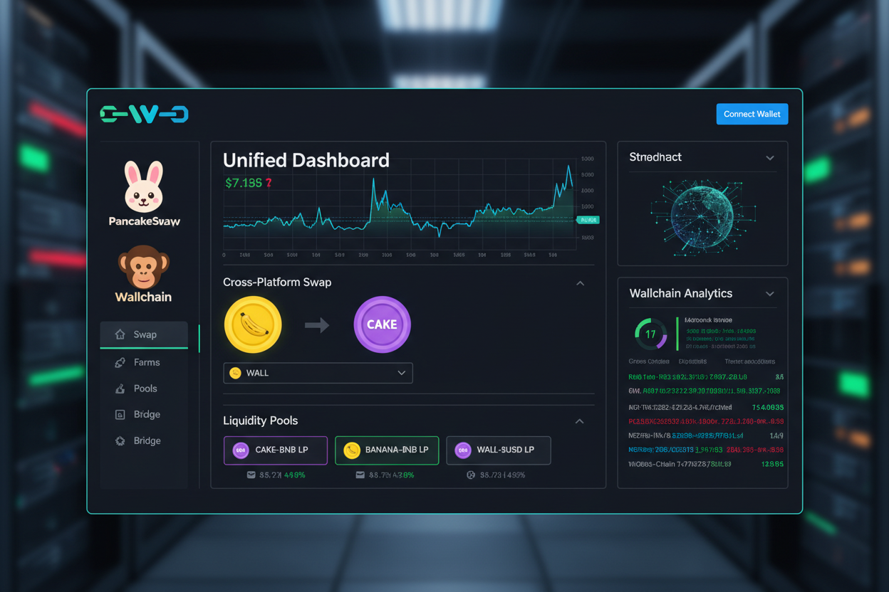 PancakeSwap ApeSwap Wallchain integration