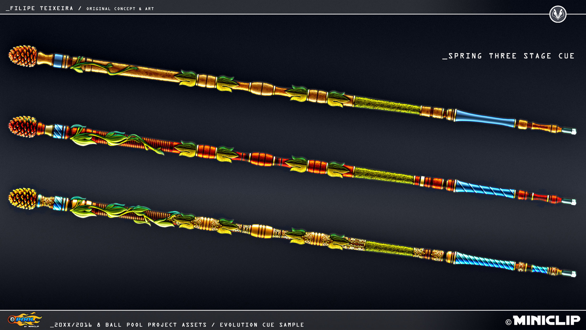 8-ball pool cue upgrade graphics