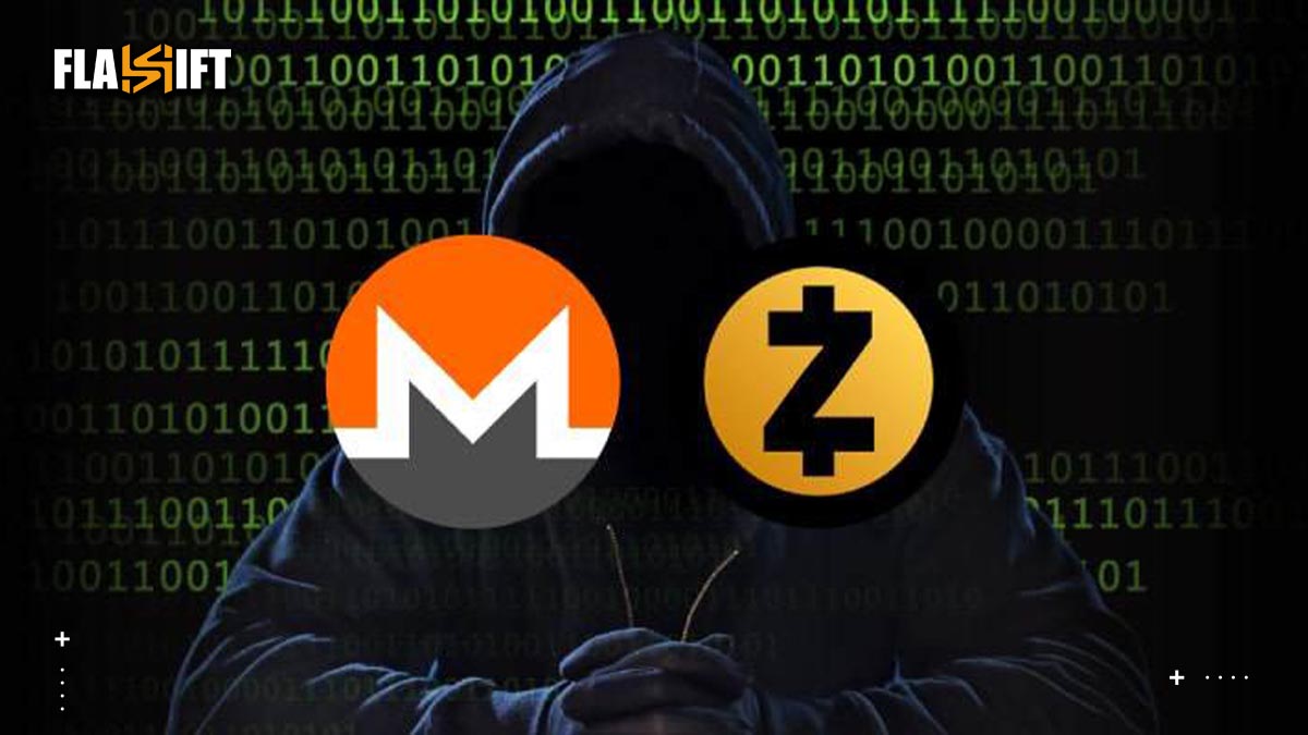 Monero Zcash logo privacy crypto