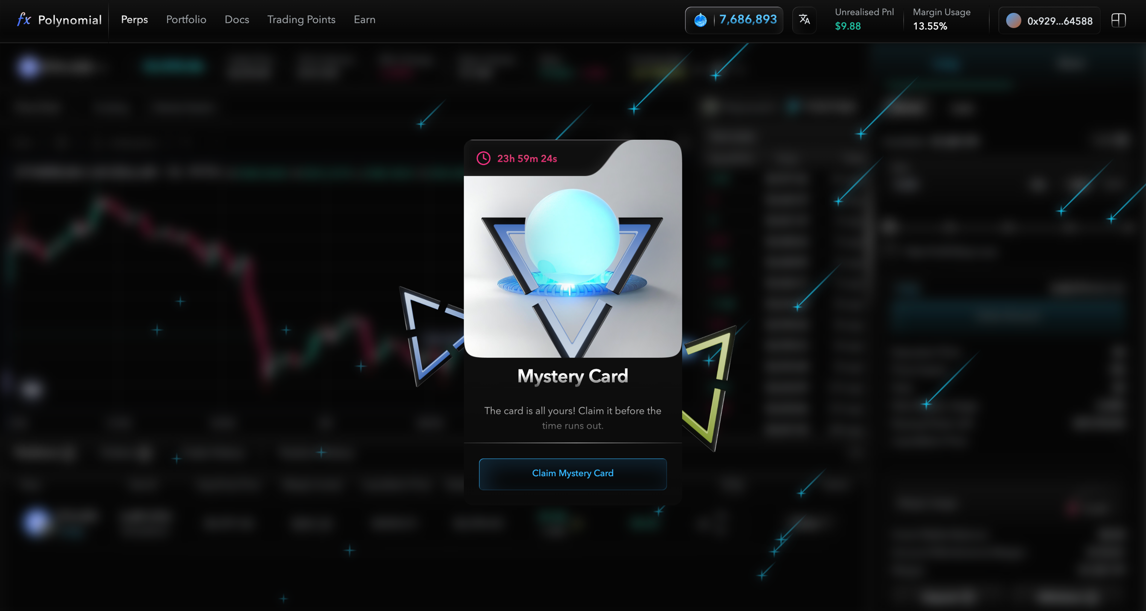 Polynomial staking referral rewards
