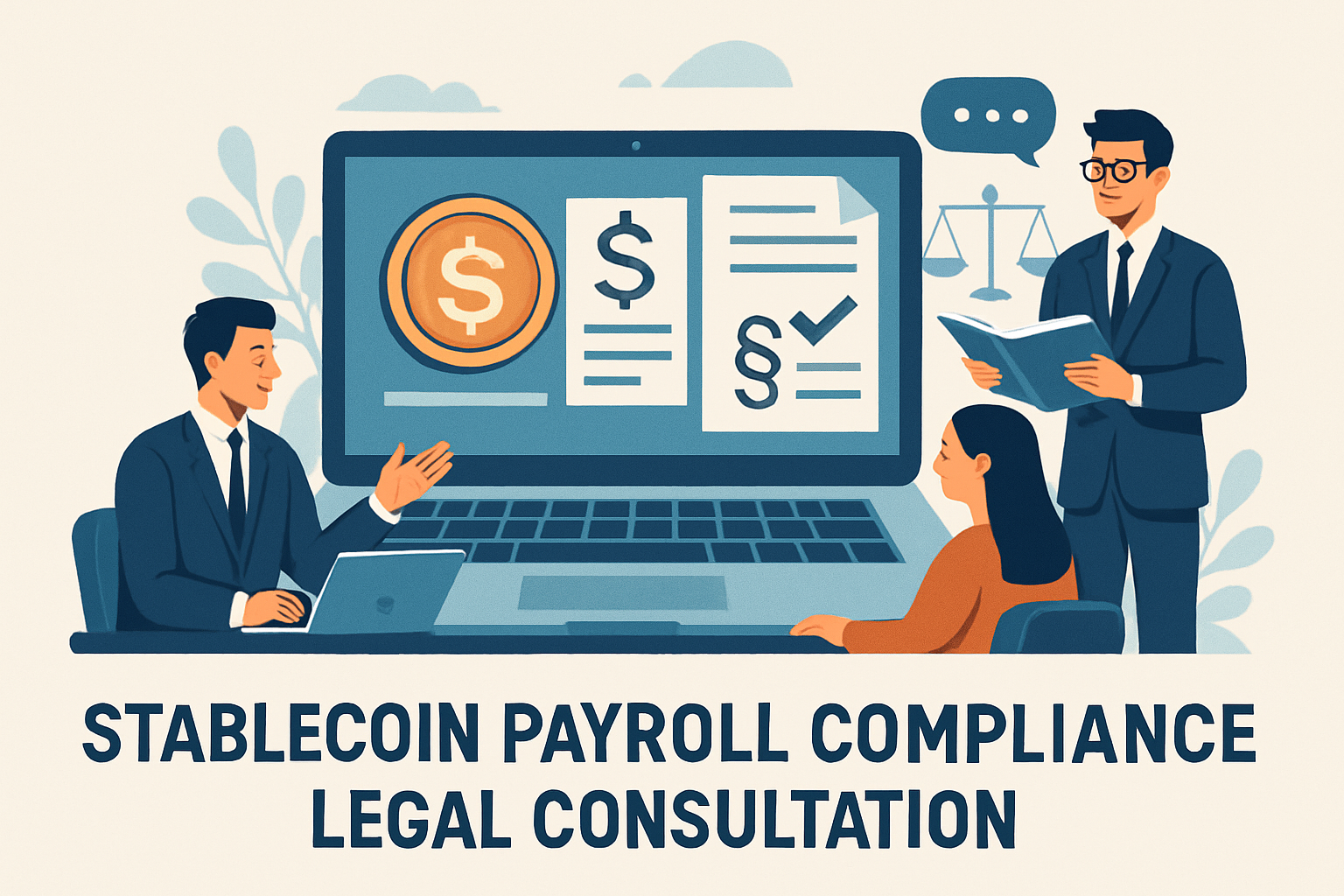 stablecoin payroll compliance legal consultation
