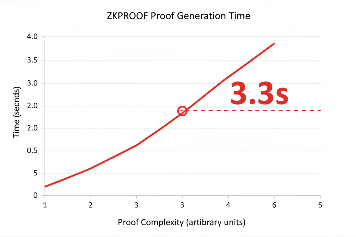 ZKPROV proof generation time chart 3.3s