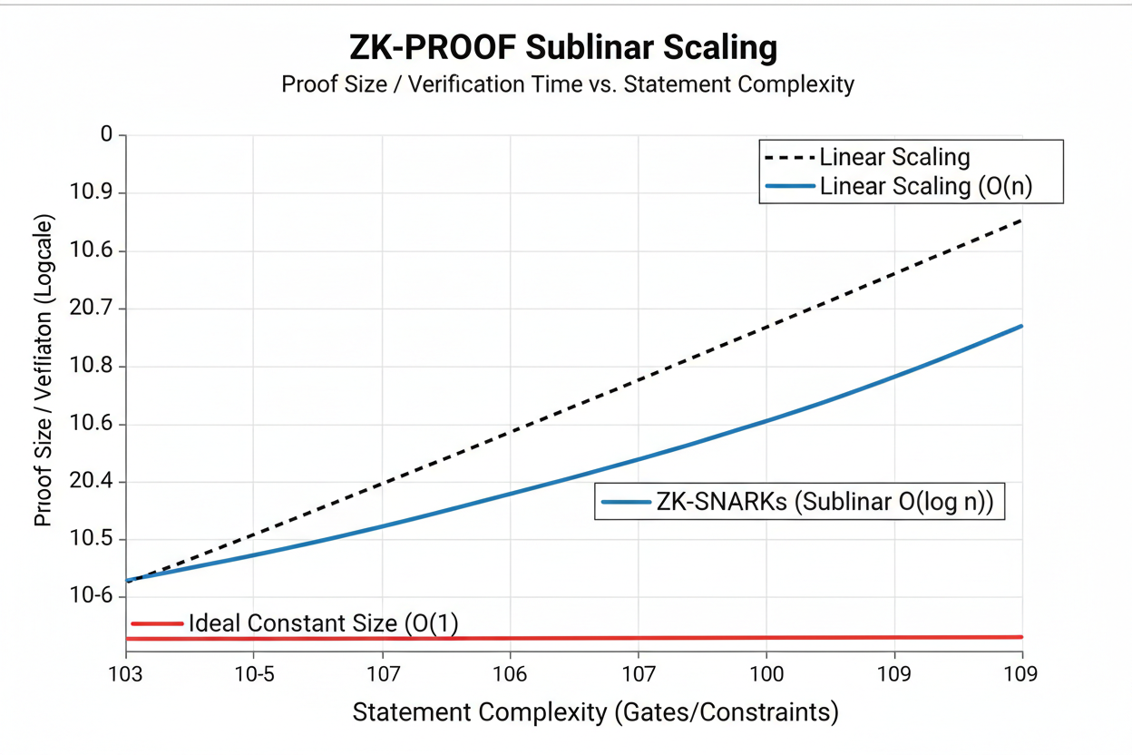 ZKPROV sublinear proof scaling graph
