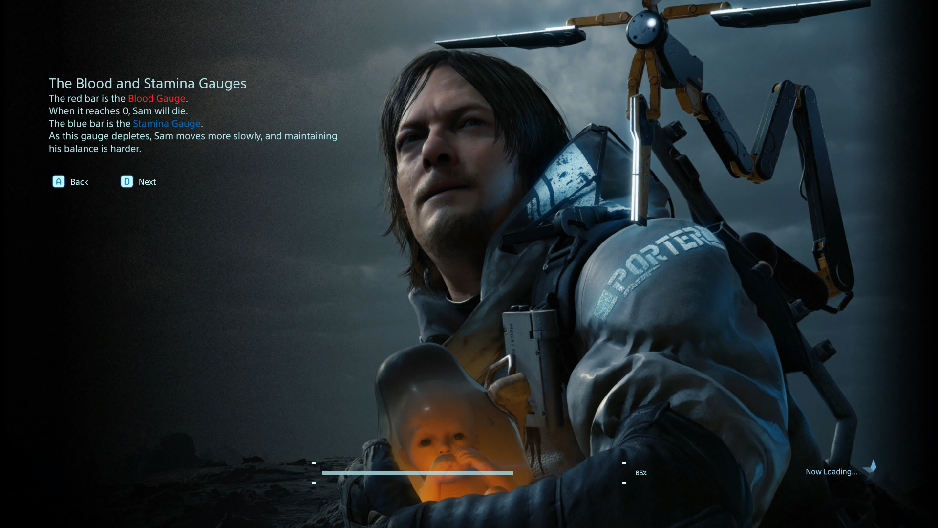 Block Stranding character creation screen