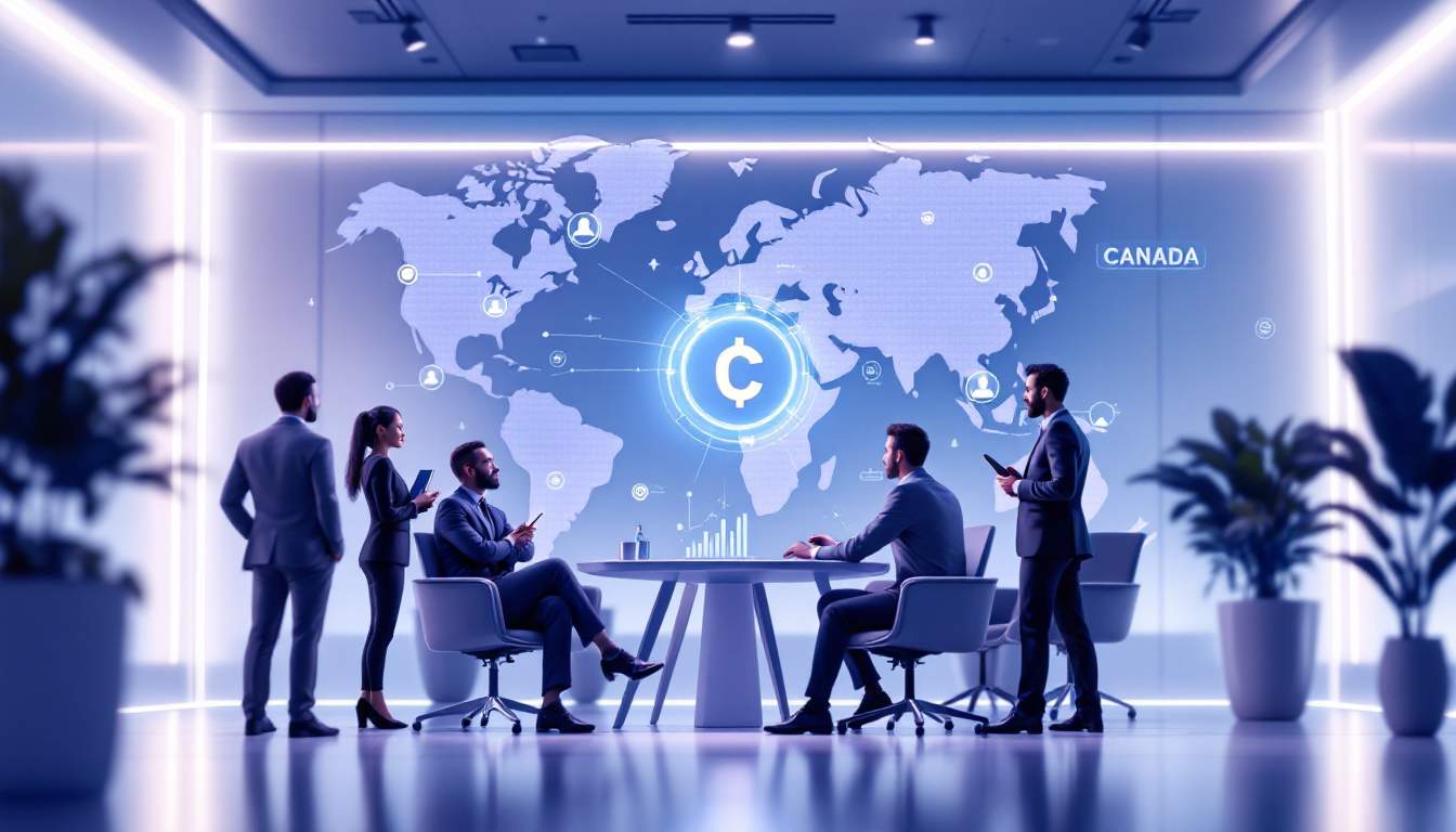 Stablecoin redemption process at Canadian financial institution