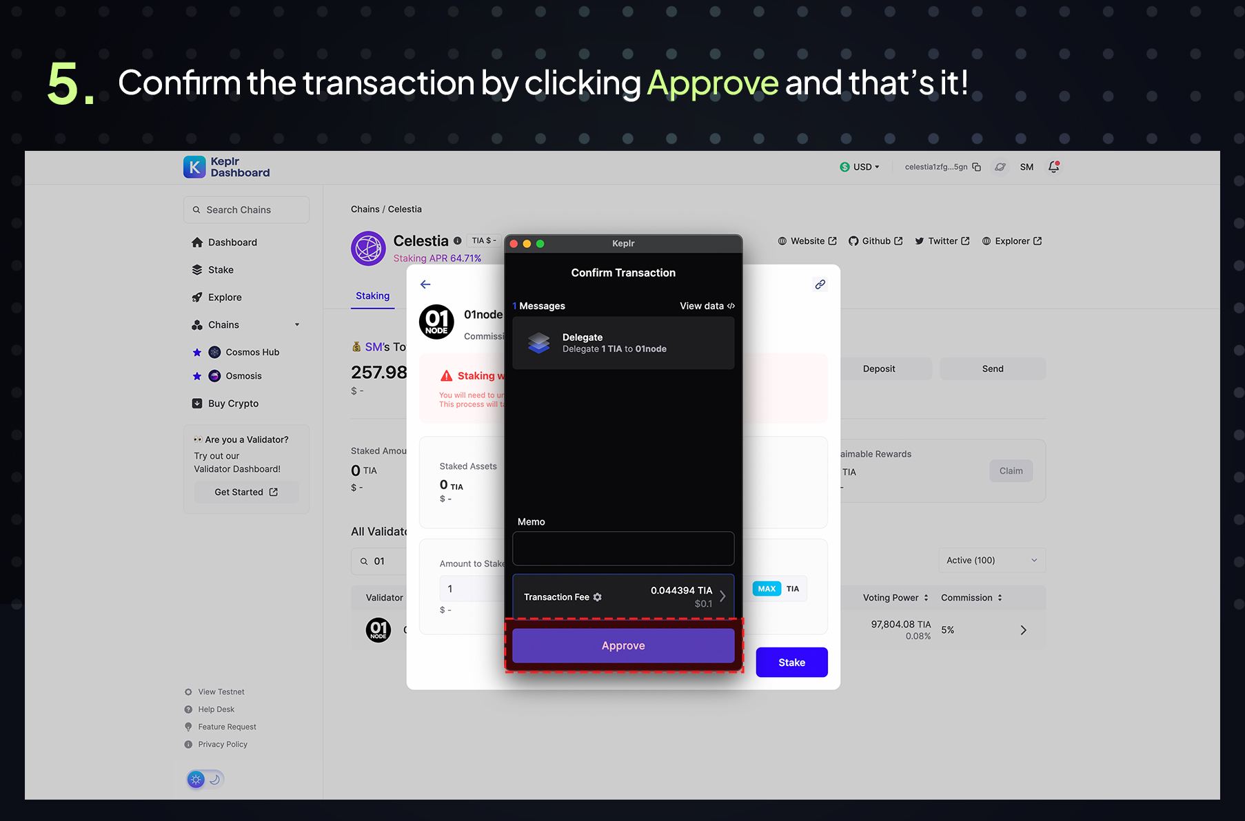 Celestia rollup adoption analytics dashboard
