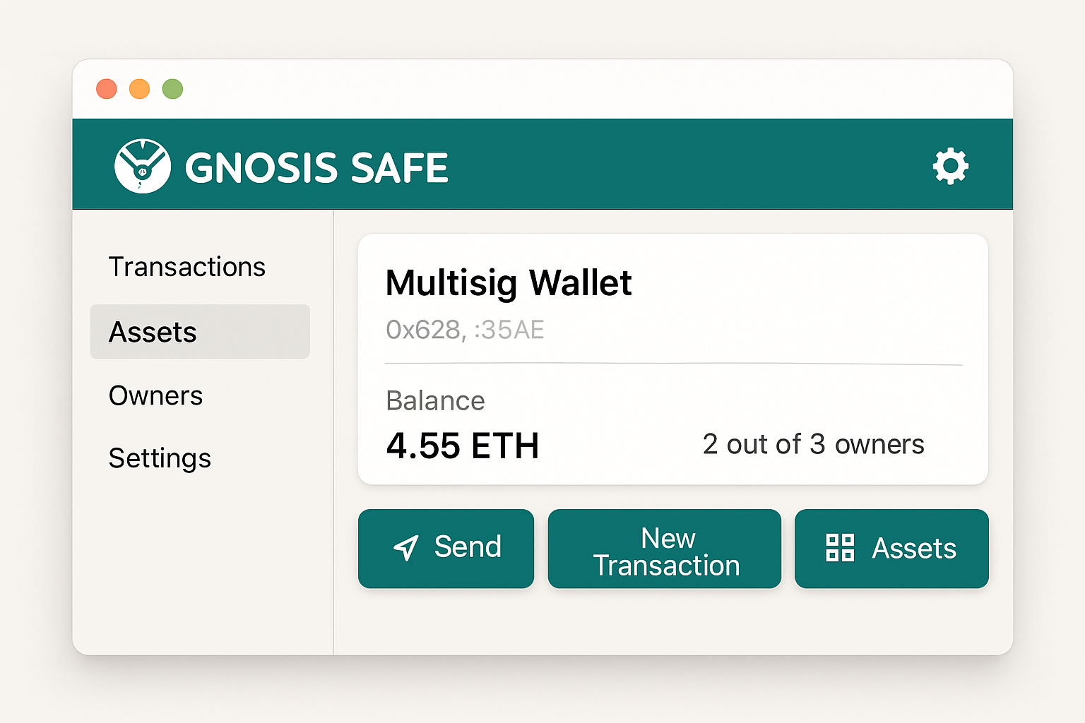 Gnosis Safe multisig wallet