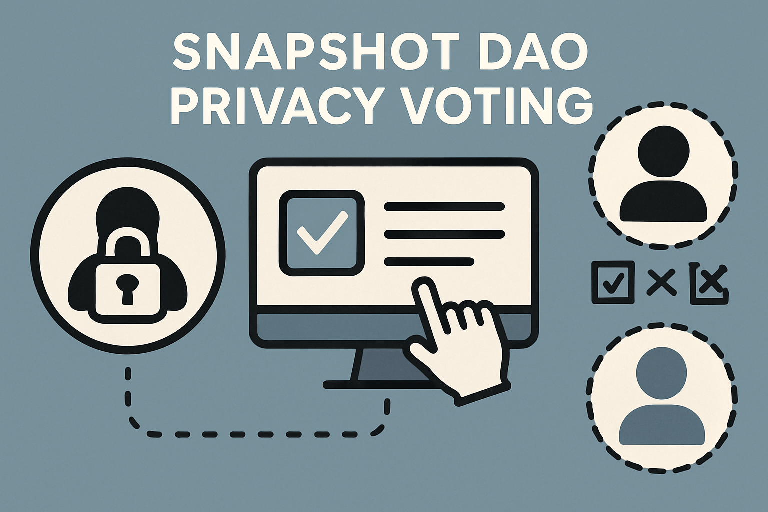 Snapshot DAO privacy voting