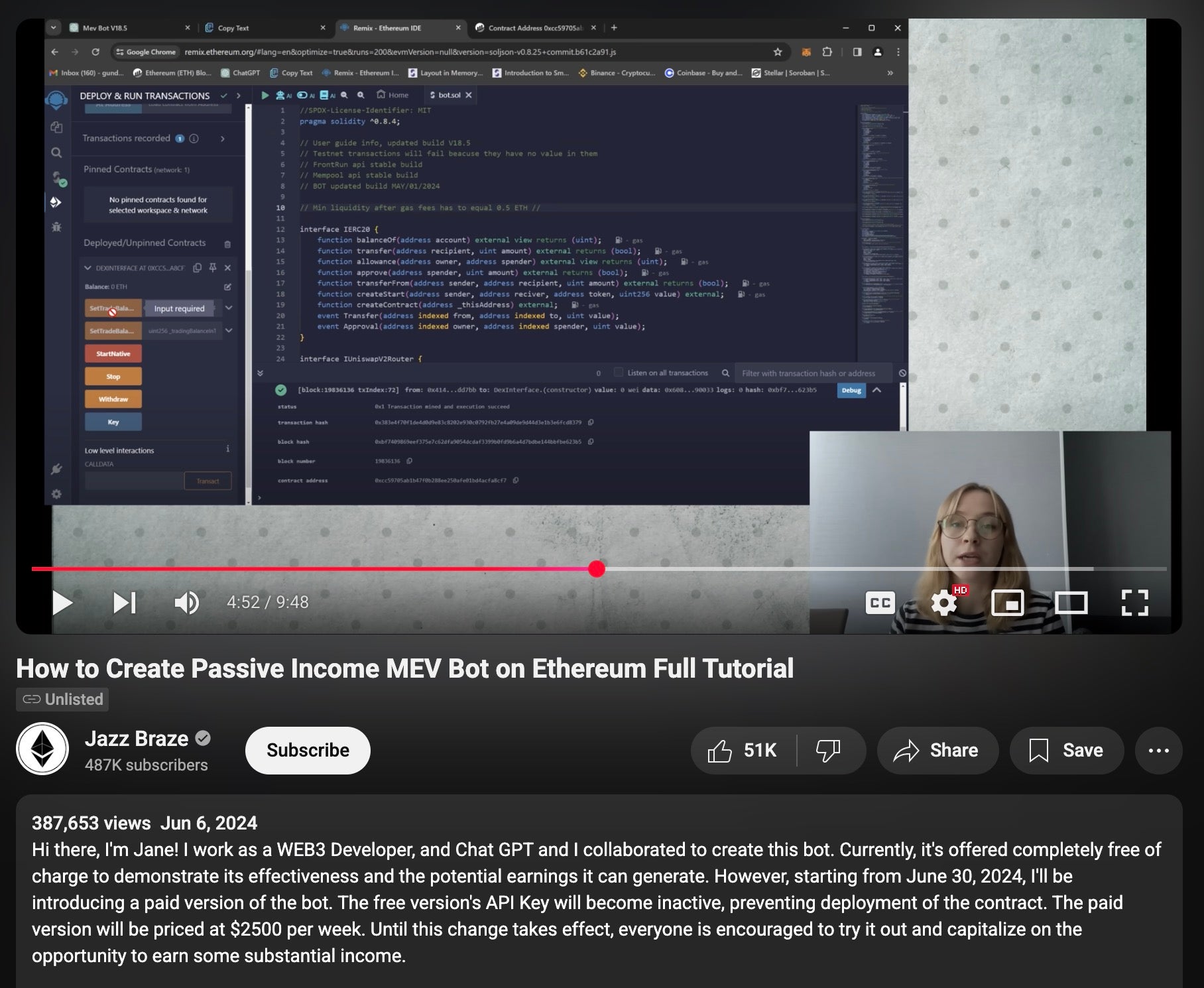 MEV bot stealing profits illustration