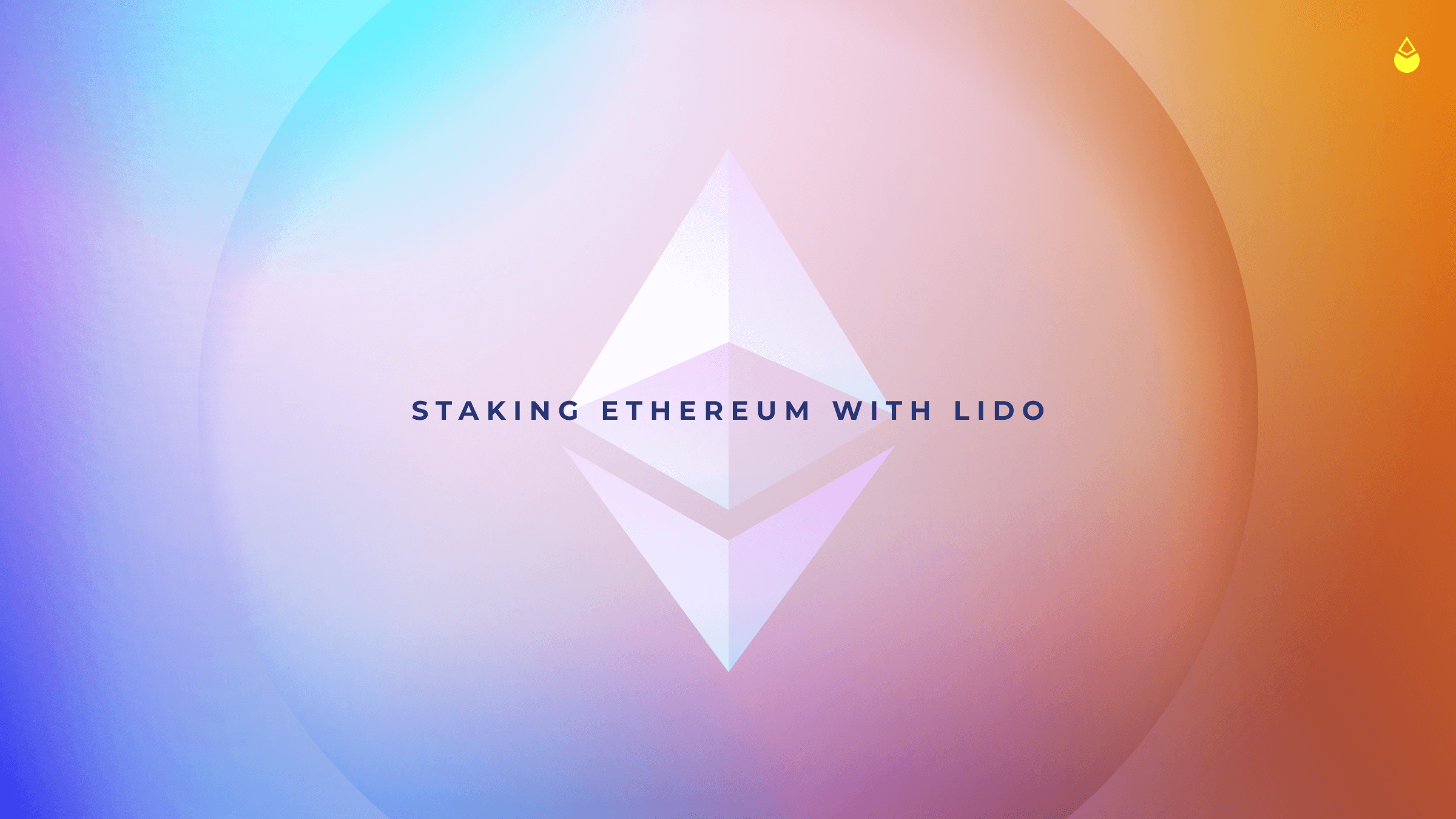 Lido stETH Ethereum liquid staking logo