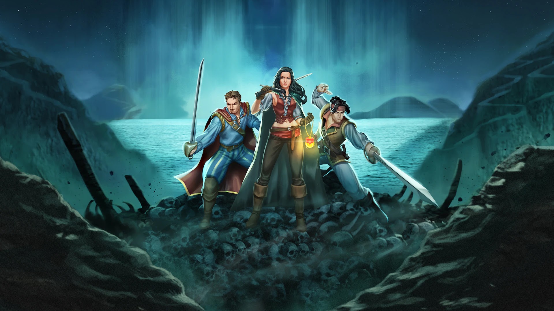 Quantum Questers sci-fi adventure art Basement.fun