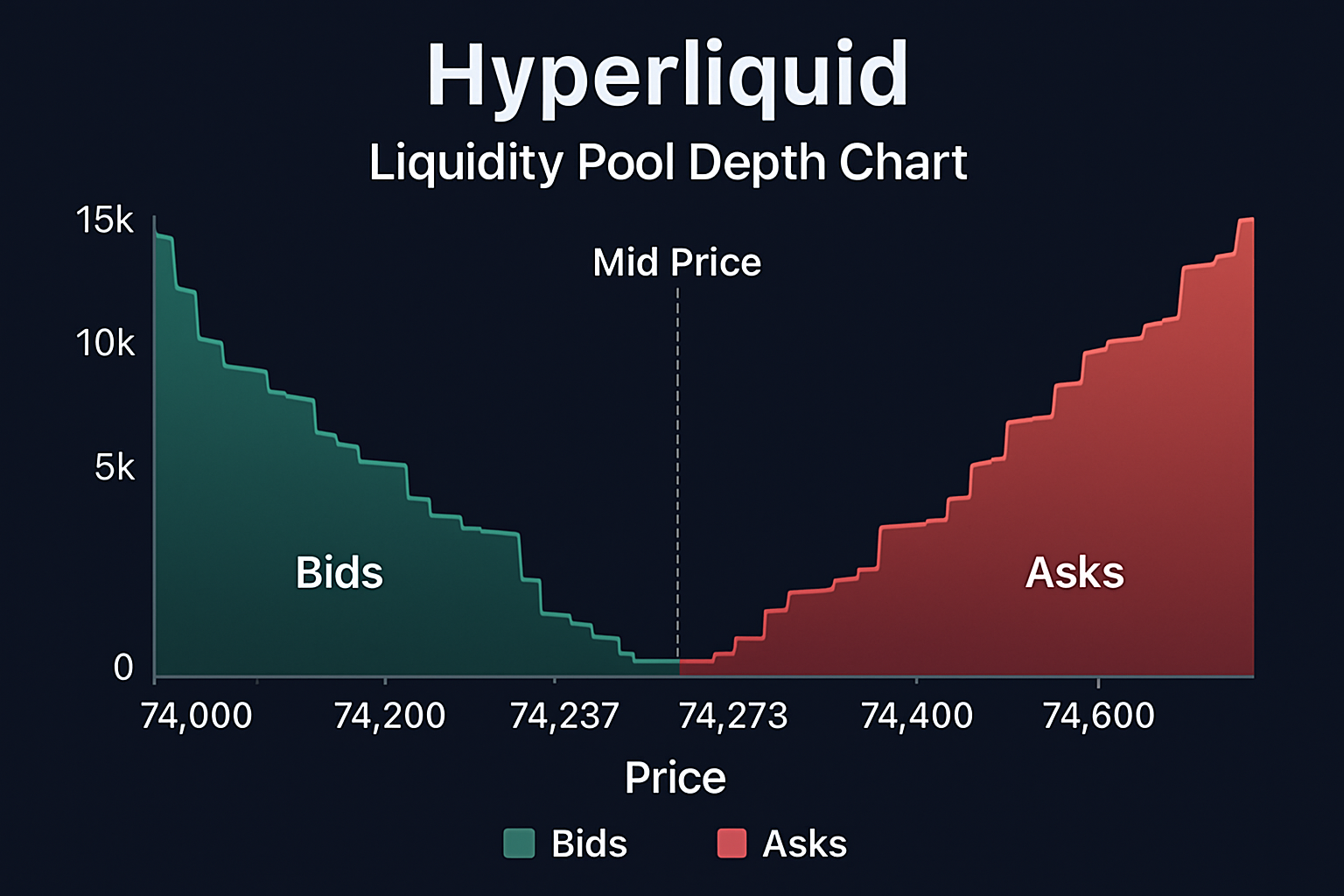 Hyperliquid liquidity pool depth chart