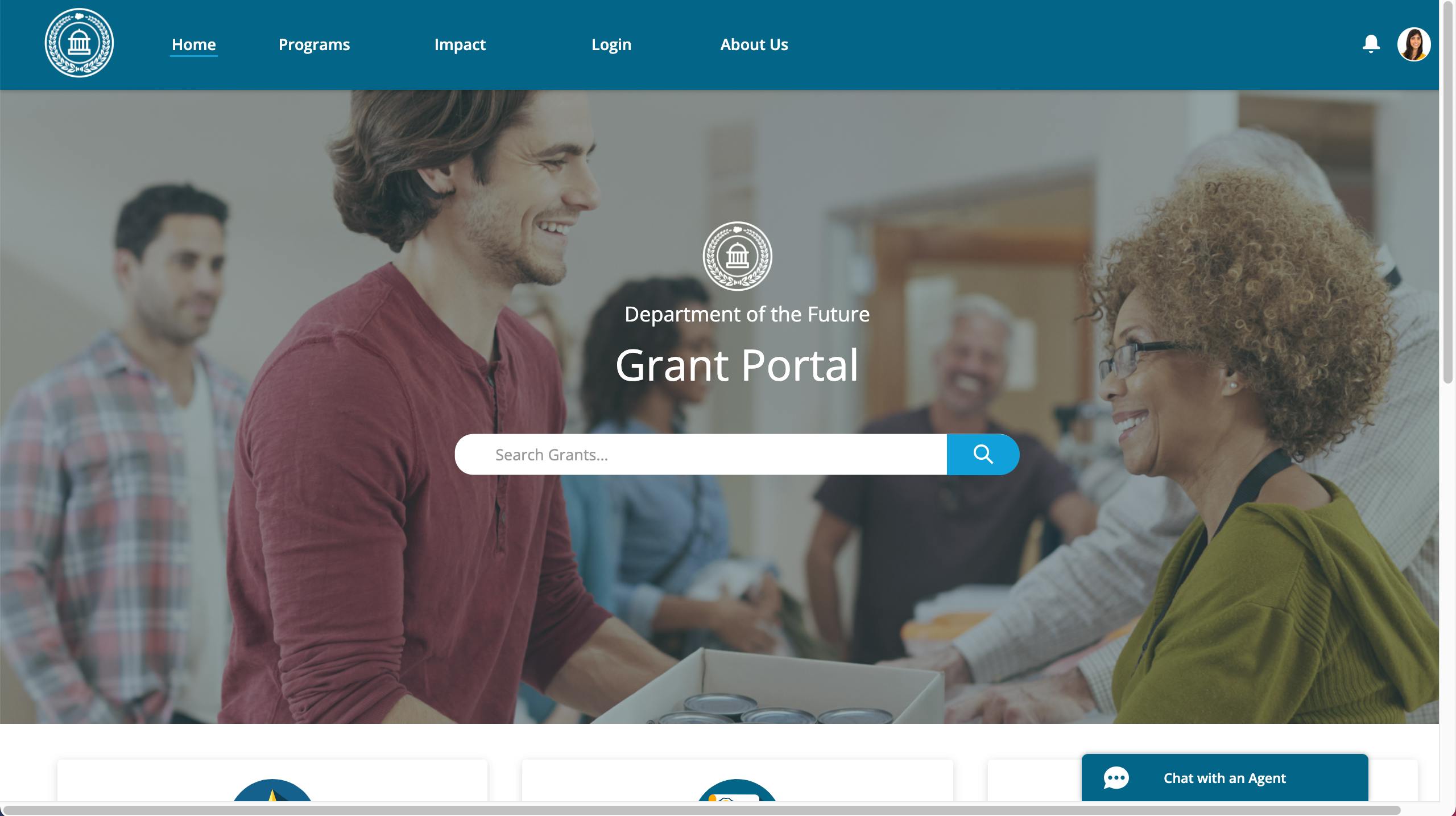 Base Grants application portal