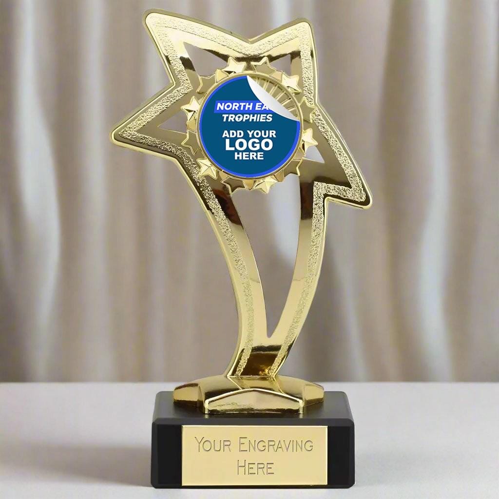 Base verification badge and competition trophy