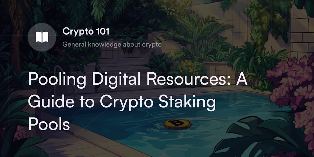 Crypto staking pool rewards distribution