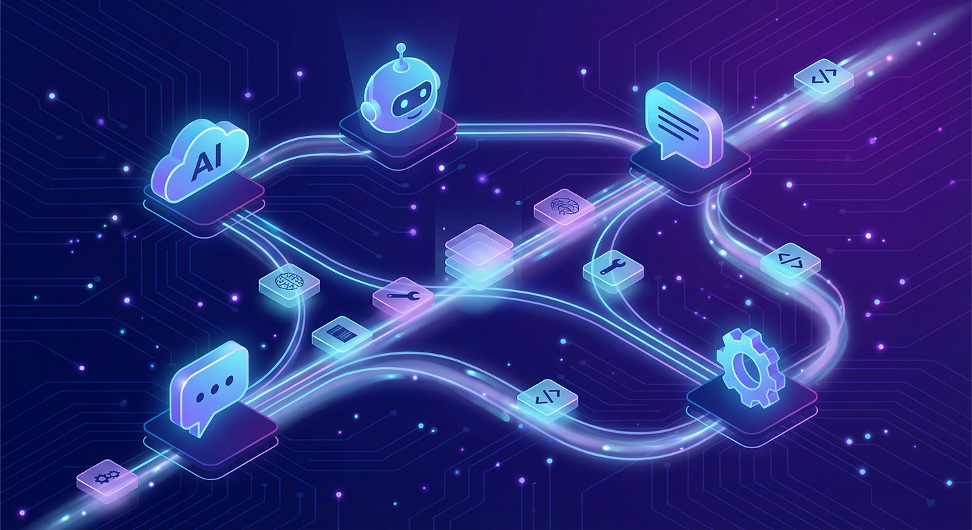 AI agent scalability illustration