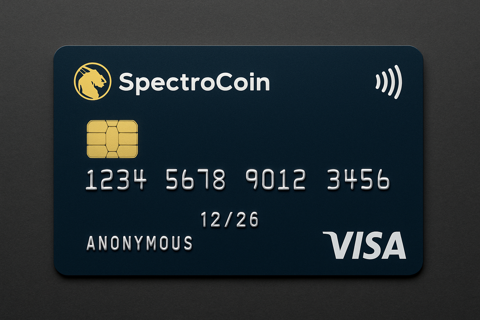 SpectroCoin anonymous crypto card