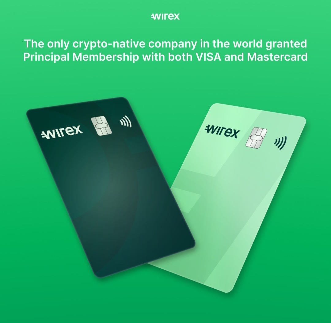 Wirex Card high rewards crypto debit