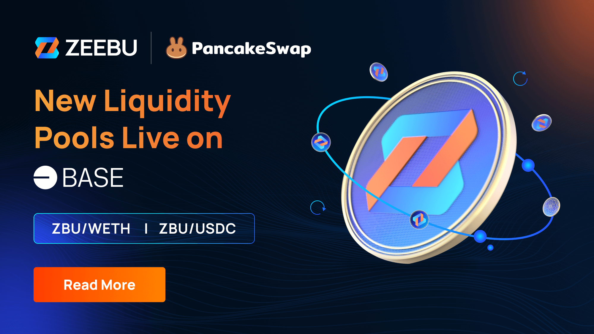 USDC liquidity pools on Base network