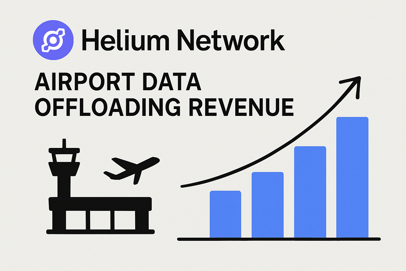 Helium Network airport data offloading revenue