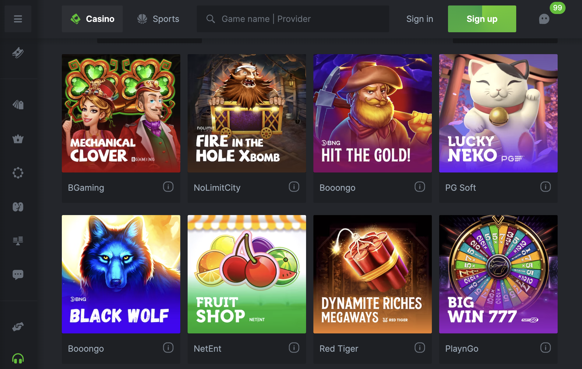 BC.Game crypto betting LoL