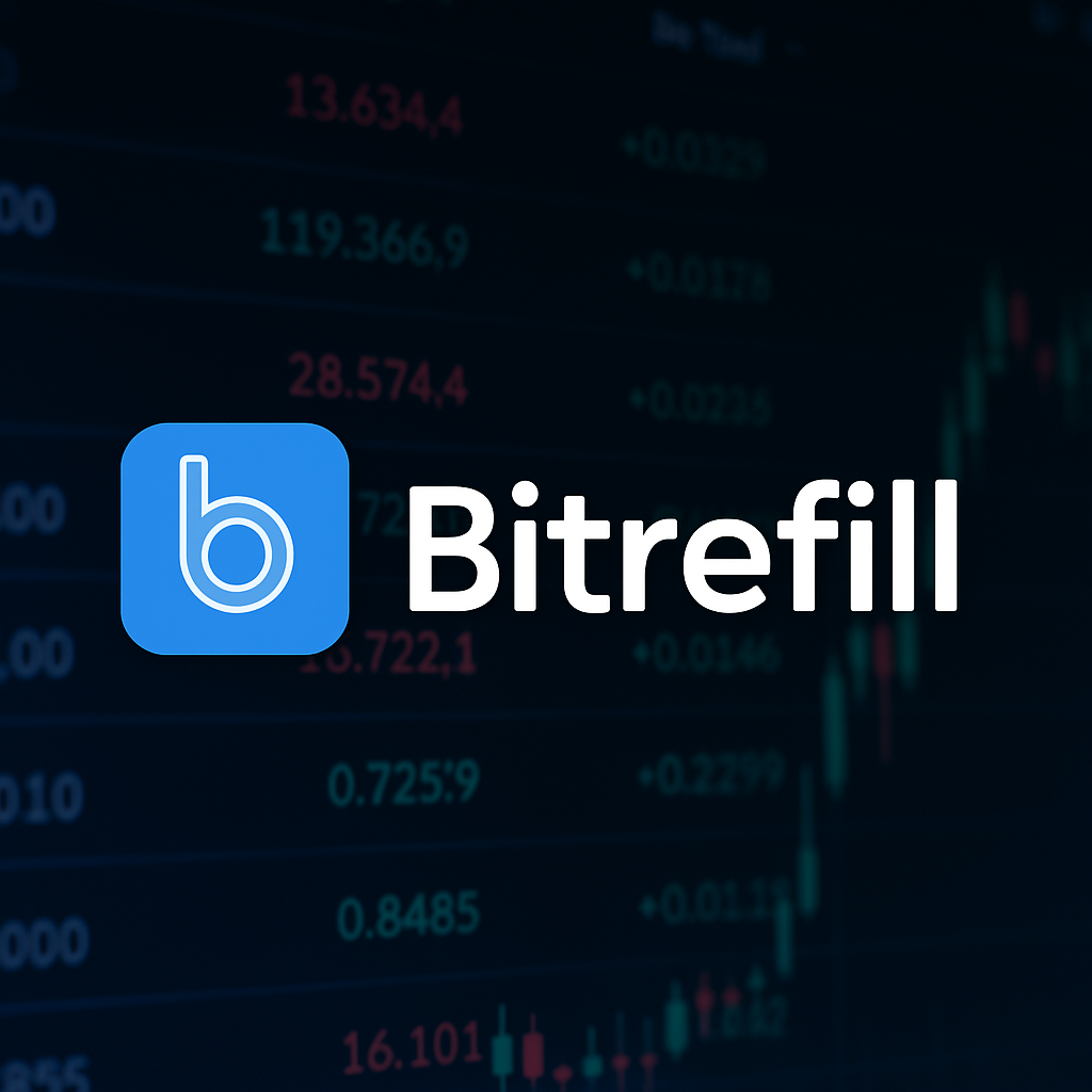 Bitrefill gift card selection interface