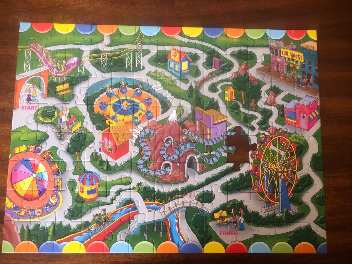 Funhouse Fragments puzzle game art