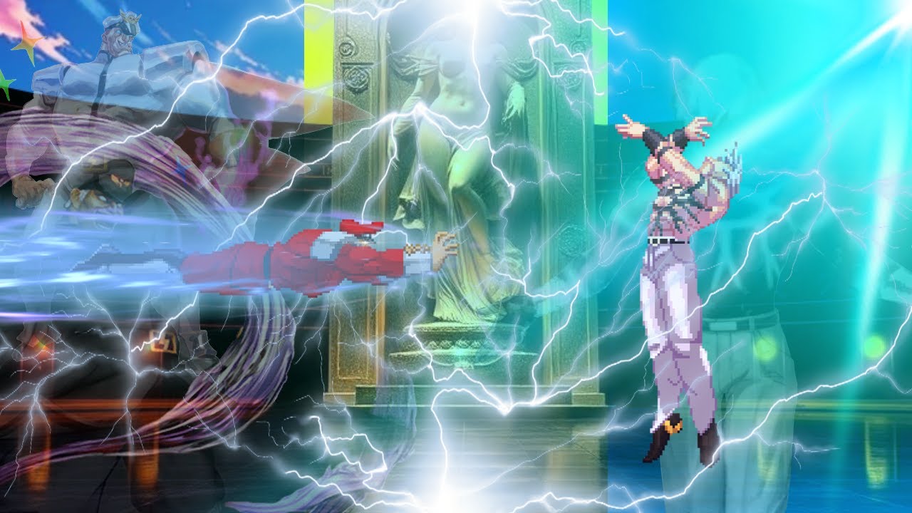 Retro Chain Clash retro fighter art